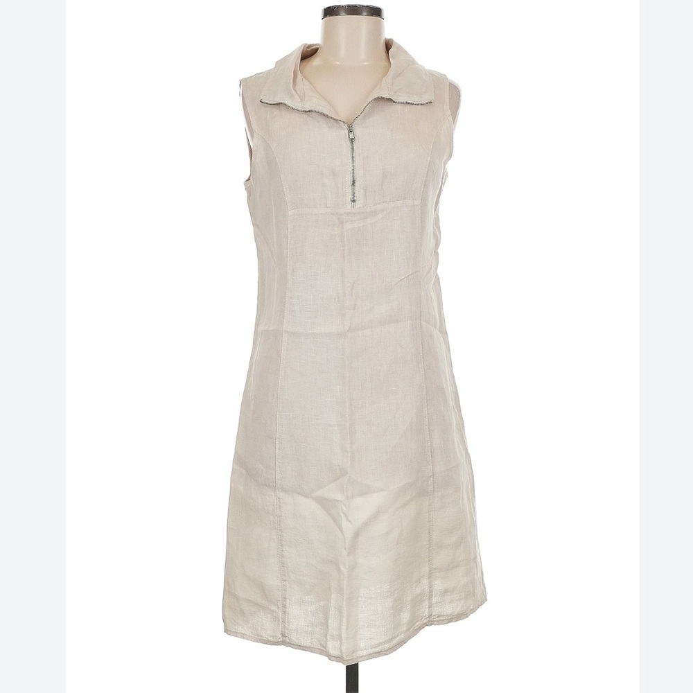 Lagenlook Lina Tomei 100% Linen Dress Size Small
